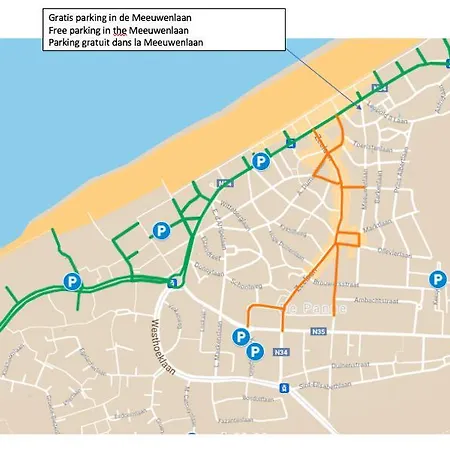 아파트 Panne A Cote Topligging Bij Zee & Centrum 드판